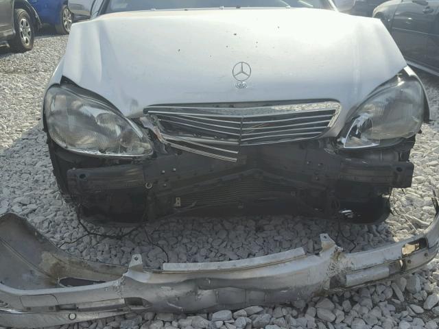 WDBNG70J92A285182 - 2002 MERCEDES-BENZ S 430 SILVER photo 9
