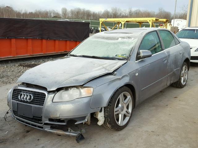 WAUDF78E87A263007 - 2007 AUDI A4 2.0T QU GRAY photo 2