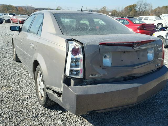 1G6DM57T770185843 - 2007 CADILLAC CTS GOLD photo 3