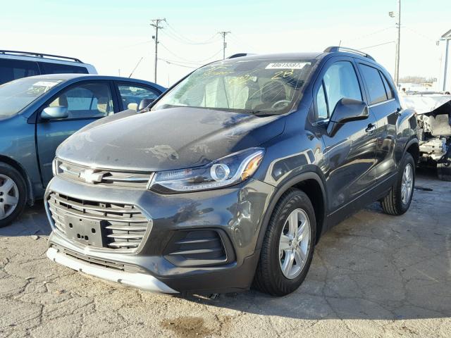 KL7CJLSB3HB180775 - 2017 CHEVROLET TRAX 1LT CHARCOAL photo 2