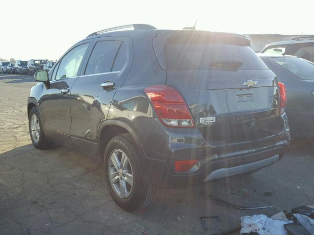 KL7CJLSB3HB180775 - 2017 CHEVROLET TRAX 1LT CHARCOAL photo 3