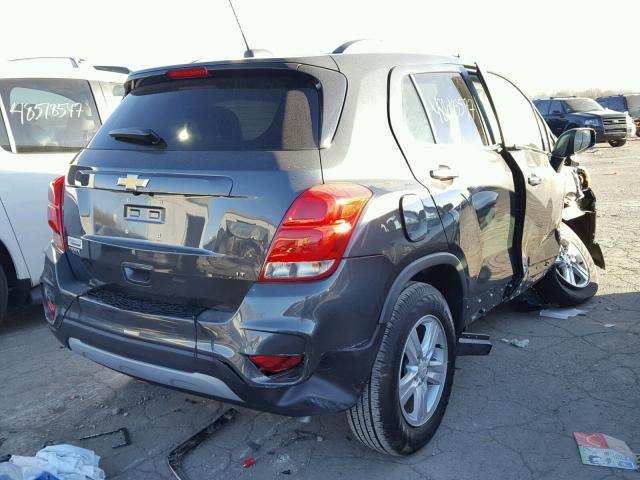 KL7CJLSB3HB180775 - 2017 CHEVROLET TRAX 1LT CHARCOAL photo 4