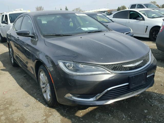 1C3CCCAB3FN688792 - 2015 CHRYSLER 200 LIMITE GRAY photo 1