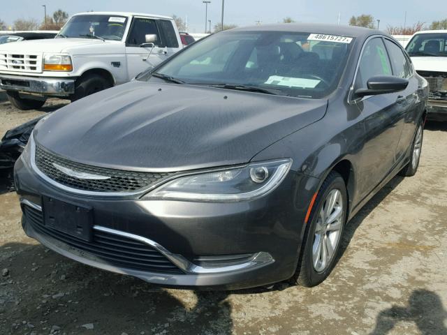 1C3CCCAB3FN688792 - 2015 CHRYSLER 200 LIMITE GRAY photo 2