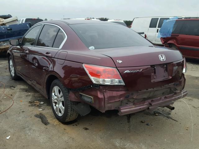 1HGCP26449A031081 - 2009 HONDA ACCORD LXP BURGUNDY photo 3