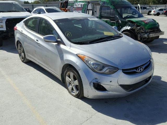 5NPDH4AE1DH423349 - 2013 HYUNDAI ELANTRA GL SILVER photo 1