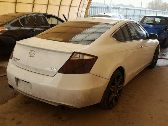 1HGCS22828A017556 - 2008 HONDA ACCORD EXL WHITE photo 4