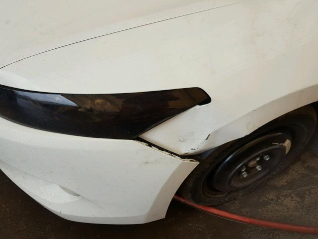 1HGCS22828A017556 - 2008 HONDA ACCORD EXL WHITE photo 9