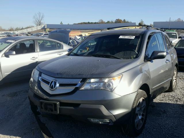 2HNYD28338H508515 - 2008 ACURA MDX TECHNO GRAY photo 2