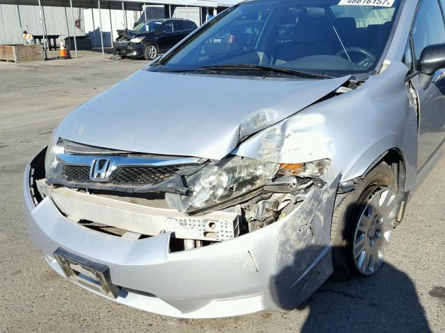 2HGFA1F31BH526264 - 2011 HONDA CIVIC VP SILVER photo 9