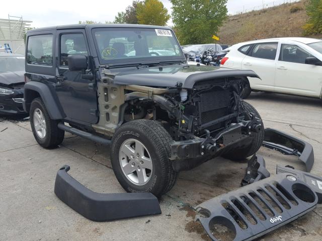 1C4AJWAG1GL243289 - 2016 JEEP WRANGLER S GRAY photo 1