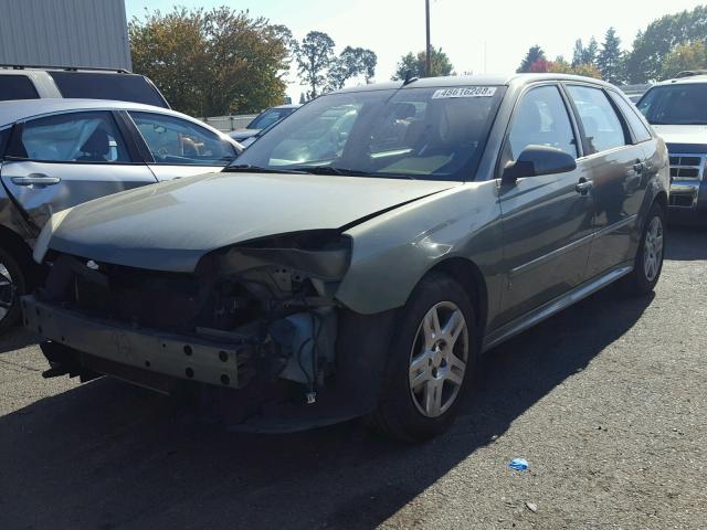 1G1ZT63826F154761 - 2006 CHEVROLET MALIBU MAX მწვანე ფოტო 2
