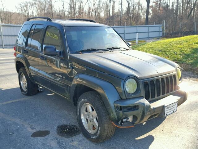 1J4GL58K32W302434 - 2002 JEEP LIBERTY LI GREEN photo 1