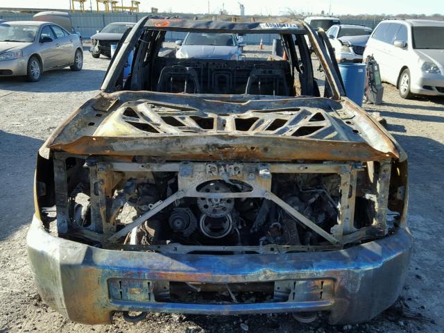 1GC1KUEG2FF615960 - 2015 CHEVROLET SILVERADO BURN photo 10