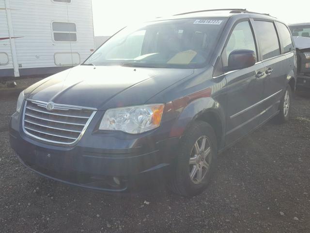 2A8HR54199R629356 - 2009 CHRYSLER TOWN & COU BLUE photo 2