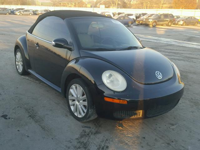 3VWRF31Y08M403154 - 2008 VOLKSWAGEN NEW BEETLE 黑色 照片 1