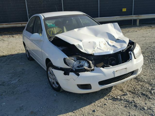 KNAFE121875380576 - 2007 KIA SPECTRA EX WHITE photo 1