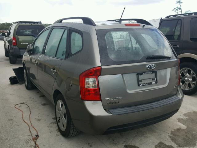 KNAFG528297260715 - 2009 KIA RONDO BASE GRAY photo 3