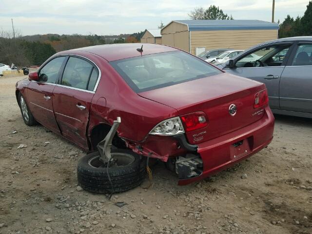 1G4HR57Y87U233060 - 2007 BUICK LUCERNE CX RED photo 3