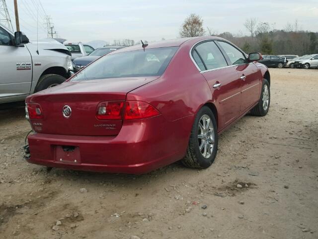 1G4HR57Y87U233060 - 2007 BUICK LUCERNE CX RED photo 4