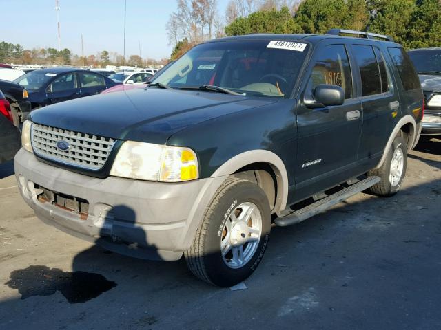 1FMZU62E12UA15489 - 2002 FORD EXPLORER X GREEN photo 2