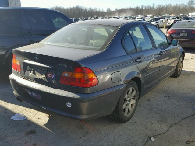 WBAEU33402PF70407 - 2002 BMW 325 XI GRAY photo 4