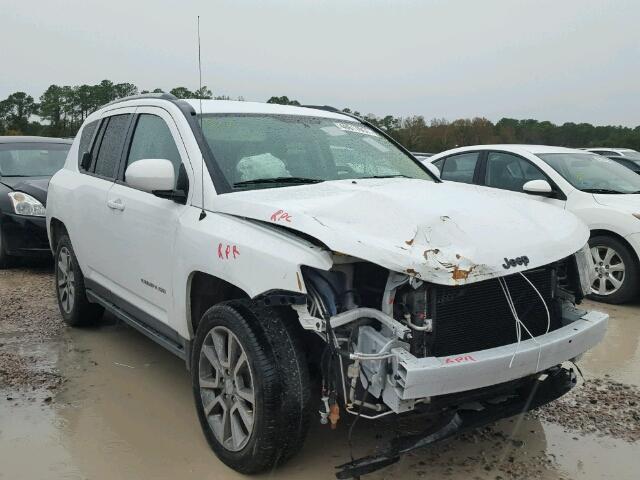 1C4NJCCB2ED618650 - 2014 JEEP COMPASS LI WHITE photo 1