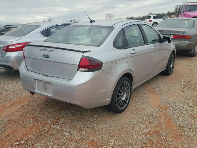 1FAHP3GN4BW153391 - 2011 FORD FOCUS SES SILVER photo 4