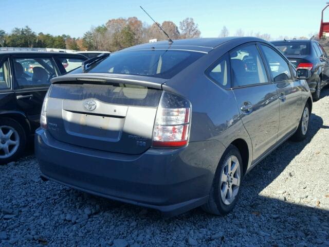 JTDKB20U853004319 - 2005 TOYOTA PRIUS GRAY photo 4