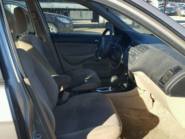 JHMES96643S002700 - 2003 HONDA CIVIC HYBR TAN photo 5