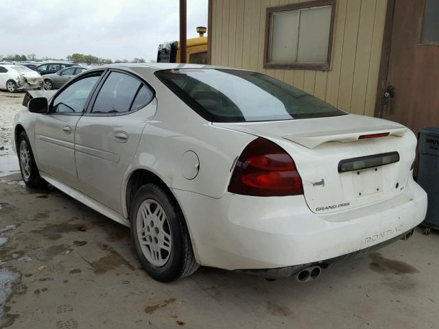 2G2WP522041311931 - 2004 PONTIAC GRAND PRIX WHITE photo 3
