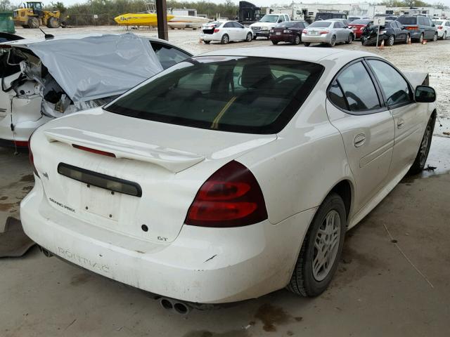 2G2WP522041311931 - 2004 PONTIAC GRAND PRIX WHITE photo 4