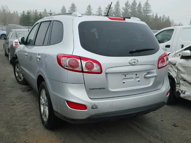 5XYZG3AB7CG094736 - 2012 HYUNDAI SANTA FE G SILVER photo 3