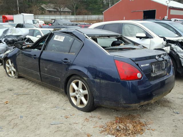 1N4BA41E66C851532 - 2006 NISSAN MAXIMA SE BLUE photo 3