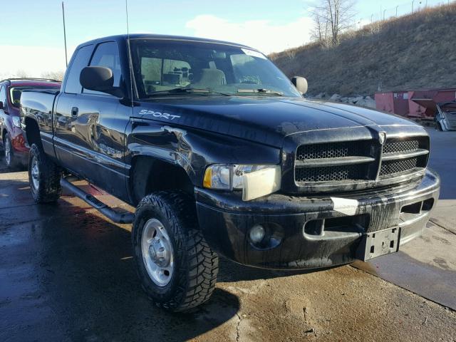 1B7KF23Z21J273756 - 2001 DODGE RAM 2500 BLACK photo 1