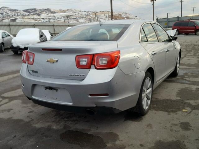 1G11F5SL0FF343882 - 2015 CHEVROLET MALIBU LTZ 银色 照片 4