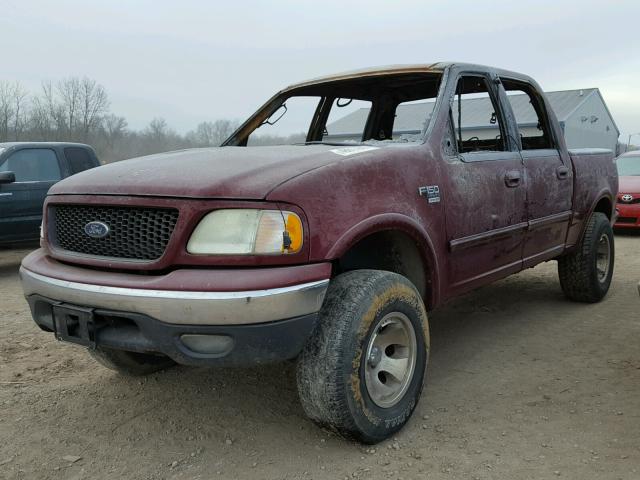 PARTS0NLY7847 - 2003 FORD F150 SUPER MAROON photo 2