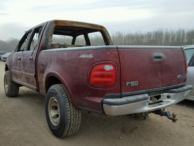 PARTS0NLY7847 - 2003 FORD F150 SUPER MAROON photo 3