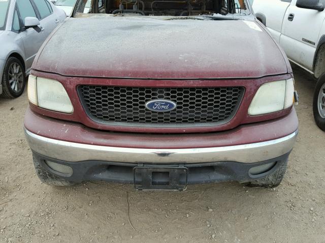 PARTS0NLY7847 - 2003 FORD F150 SUPER MAROON photo 7