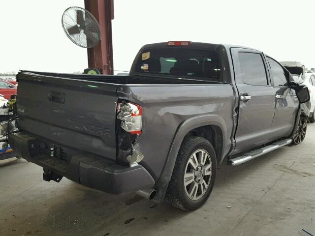 5TFAW5F12GX501103 - 2016 TOYOTA TUNDRA CRE GRAY photo 4