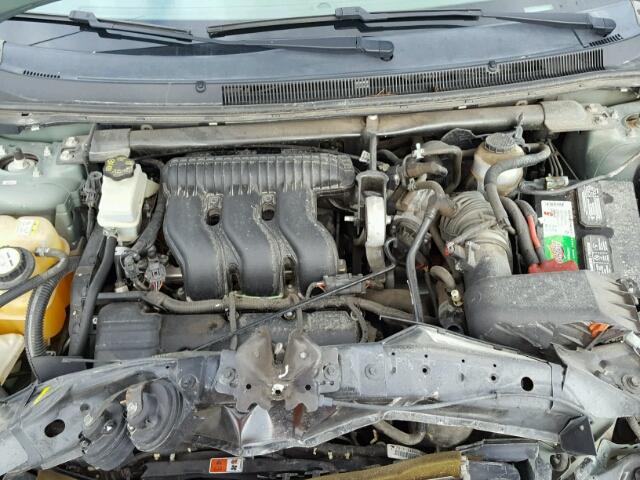 1FAFP24187G122780 - 2007 FORD FIVE HUNDR GREEN photo 7