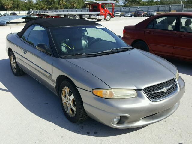 3C3EL55H4XT574207 - 1999 CHRYSLER SEBRING JX SILVER photo 1