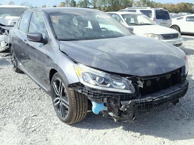 1HGCR2F52HA222693 - 2017 HONDA ACCORD SPO GRAY photo 1