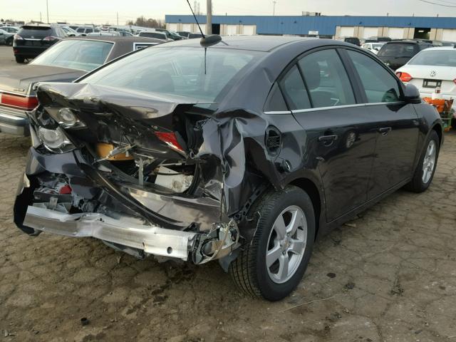 1G1PC5SB2F7101745 - 2015 CHEVROLET CRUZE LT GRAY photo 4