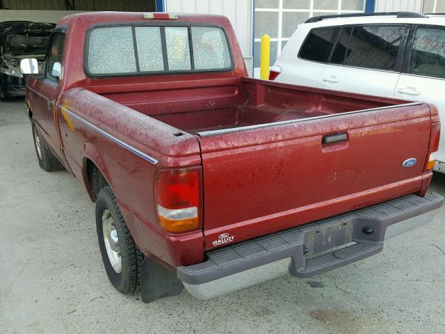 1FTCR10A5VTA36337 - 1997 FORD RANGER RED photo 3