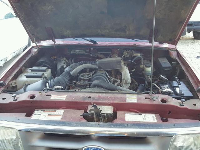 1FTCR10A5VTA36337 - 1997 FORD RANGER RED photo 7