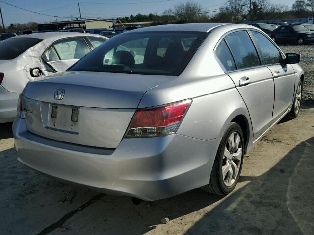 1HGCP26708A025402 - 2008 HONDA ACCORD EX SILVER photo 4