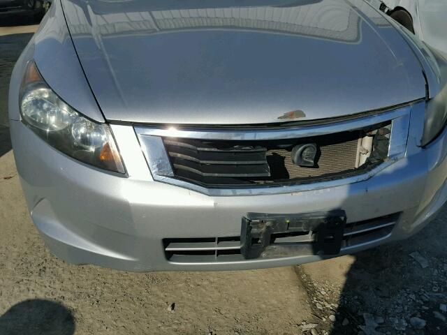 1HGCP26708A025402 - 2008 HONDA ACCORD EX SILVER photo 9