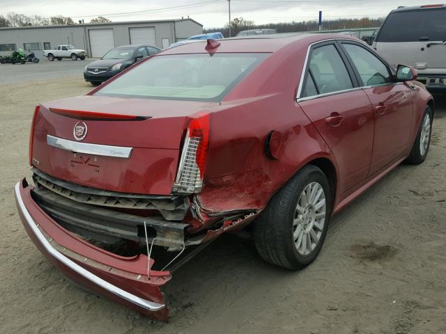 1G6DE5E51C0126556 - 2012 CADILLAC CTS LUXURY RED photo 4