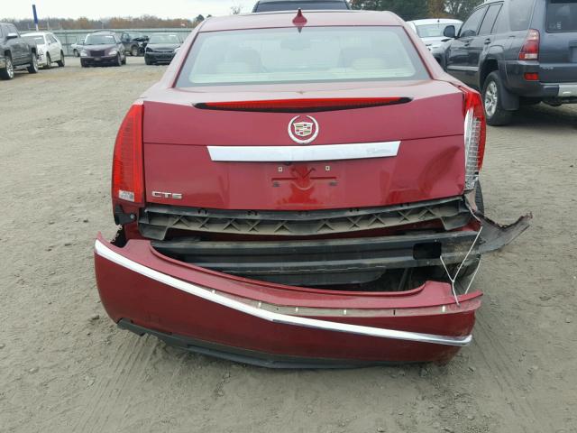 1G6DE5E51C0126556 - 2012 CADILLAC CTS LUXURY RED photo 9